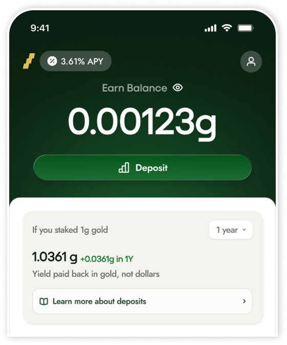 Borrow against your gold